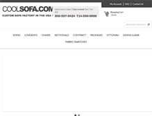 Tablet Screenshot of coolsofa.com